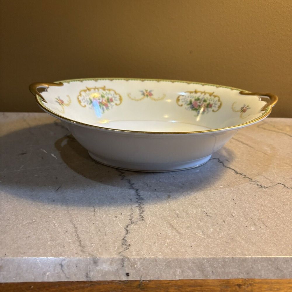 Noritake China Japan Diana‎ 10" Oval Vegetable Bowl
